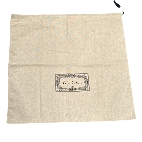 Gucci Accessories - Gucci: XL Dust bag - 27" x 26" Tie side